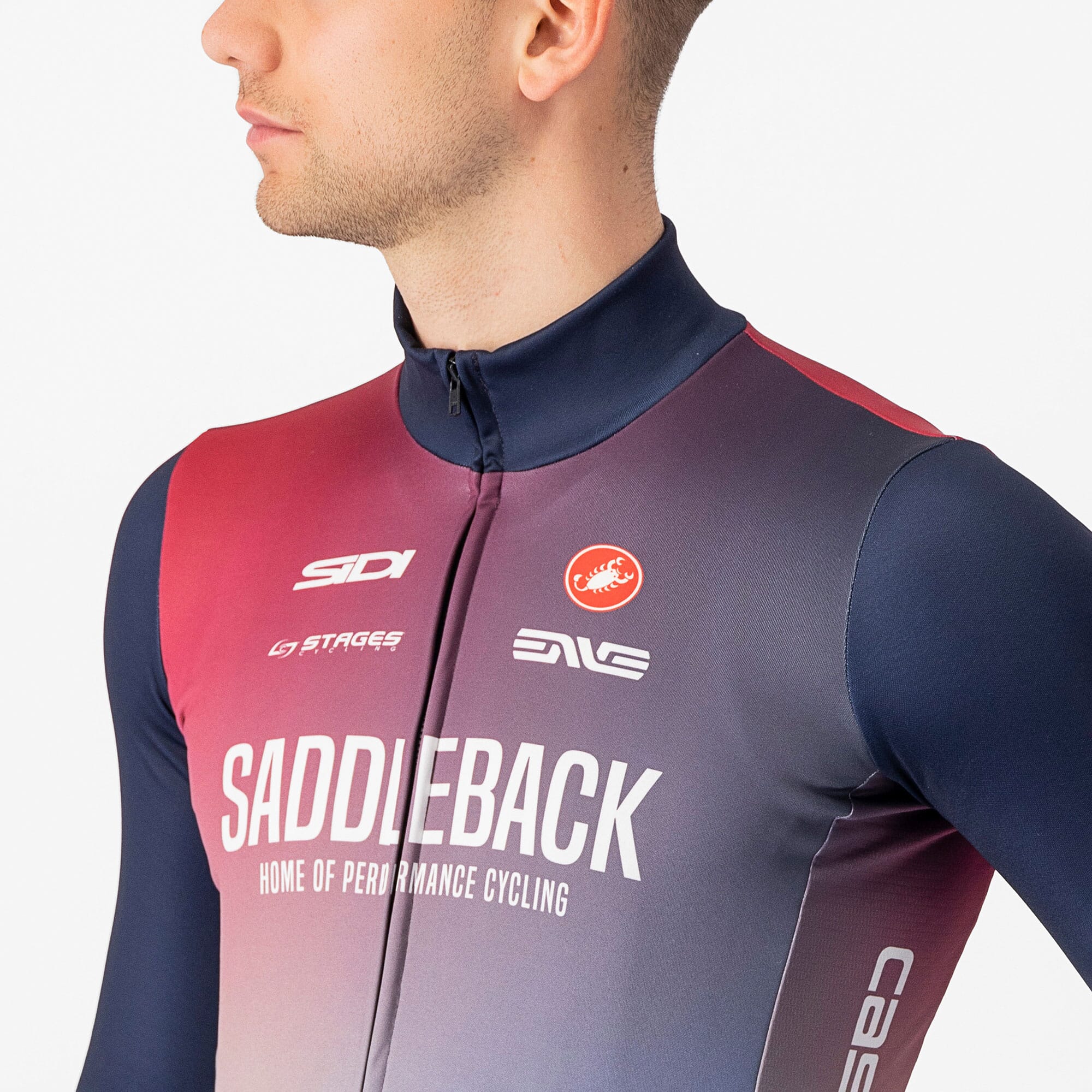 Castelli Saddleback Club Sport Thermal Long Sleeve Jersey - Image 3