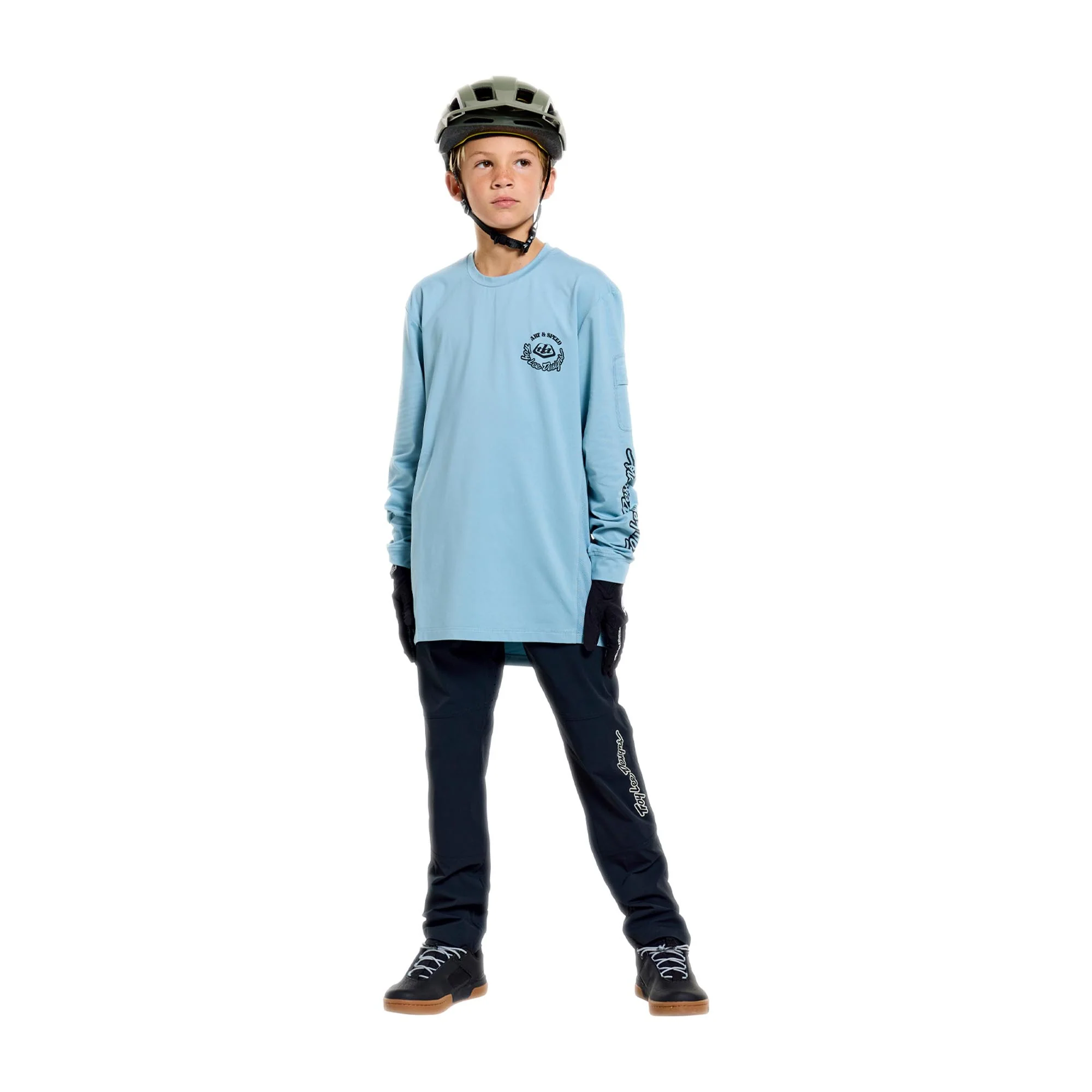 Troy Lee Designs Ruckus Ride Carbs Youth Long Sleeve T-Shirt - Image 13
