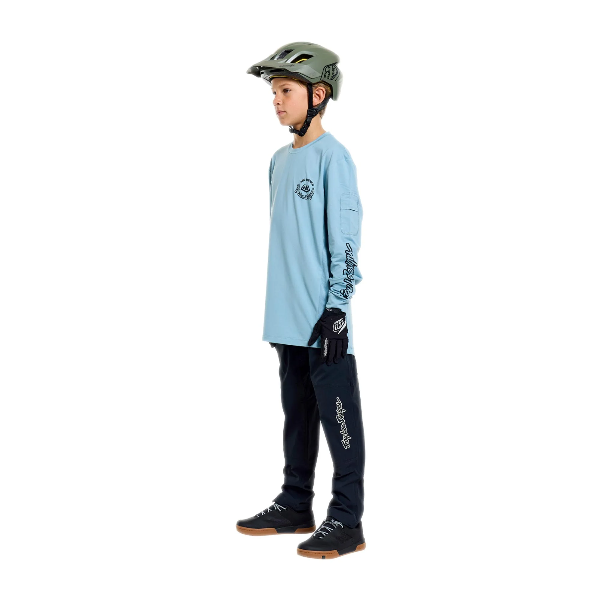 Troy Lee Designs Ruckus Ride Carbs Youth Long Sleeve T-Shirt - Image 14