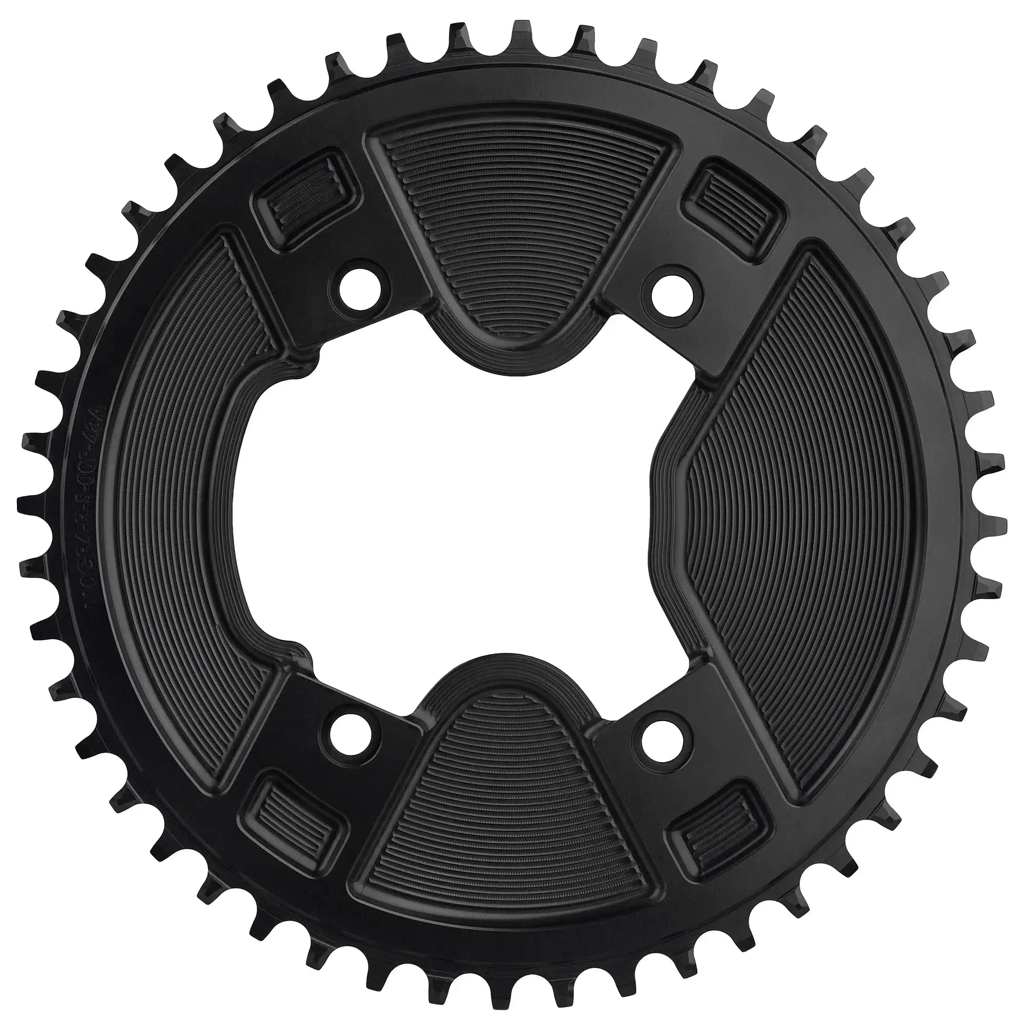Wolf Tooth 110 BCD Asymmetric Aero for Shimano GRX Chainrings - Image 2