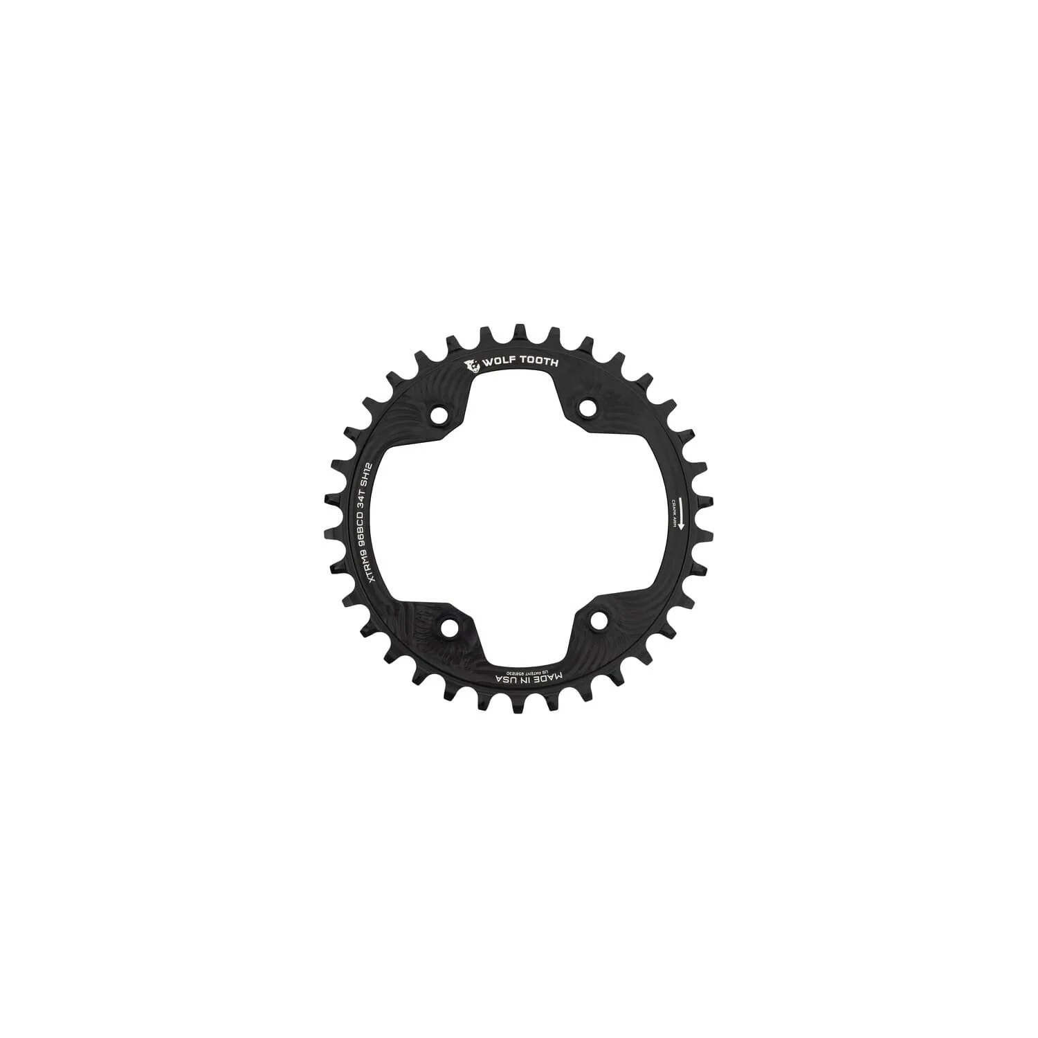 Wolf Tooth 96 BCD Chainring for Shimano 12 Speed Hyperglide - Image 2