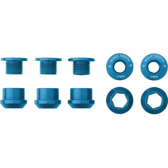 Wolf Tooth Chainring Bolts and Nuts for 1x - Set of 5 - Image 3