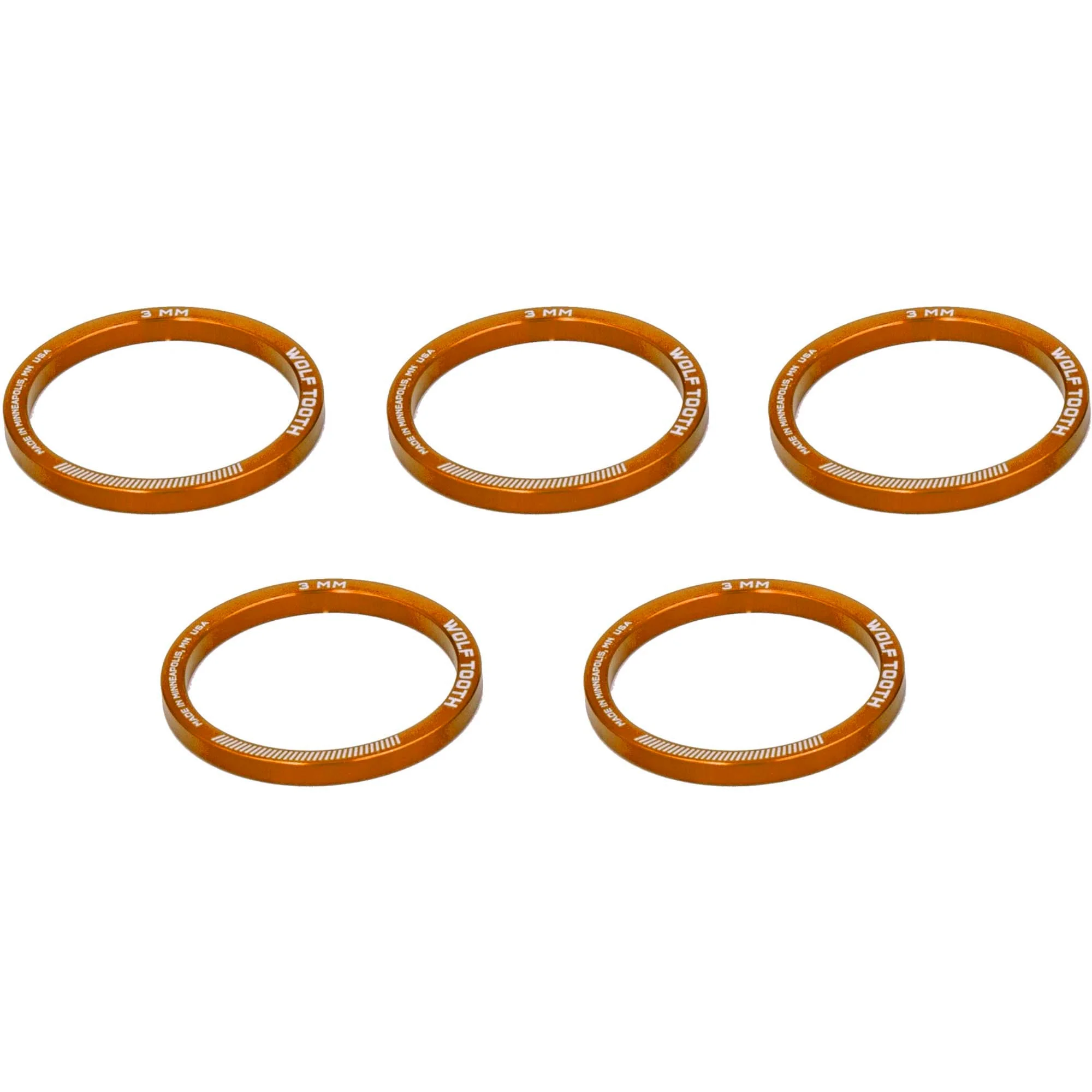 Wolf Tooth Precision Headset Spacers - 5 Pack - Image 9